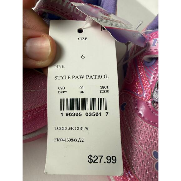 Nickelodeon Paw Patrol Light-Up Shoes - Toddler Size 6 - Picture 9 of 10